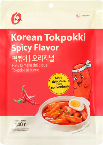 Токпокки DAESANG С оригинальным вкусом, 140г, детальное фото