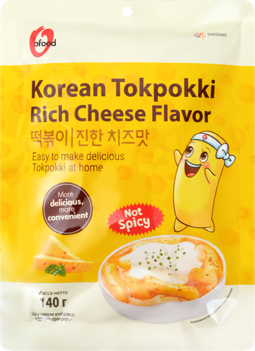 Токпокки DAESANG Со вкусом сыра, 140г, детальное фото