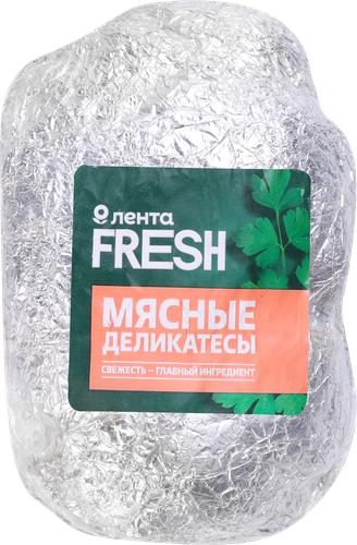 Буженина куриная в фольге ЛЕНТА FRESH, весовая, картинка