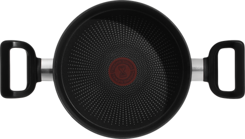 Кастрюля TEFAL Flavor Force 20см, Thermo-Signal, стеклянная крышка, антипригарное покрытие, фотография