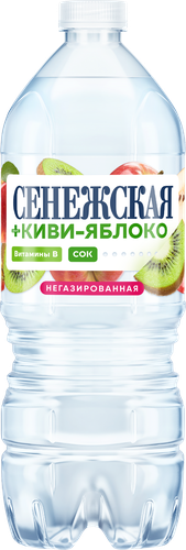Напиток СЕНЕЖСКАЯ со вкусом Киви-яблоко негазированный, 1л, вид