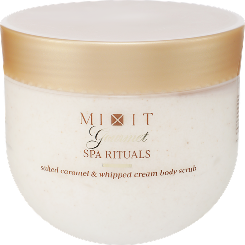 Скраб для тела MIXIT Spa Rituals Gourmet с ароматом соленой карамели и взбитых сливок, 300г, картинка
