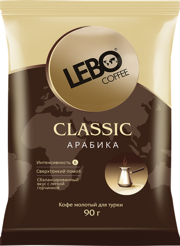 Кофе молотый LEBO Classic для турки, 90г, детальное фото