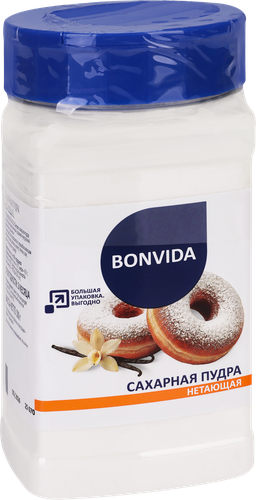 Сахарная пудра BONVIDA нетающая, 300г, крупный план