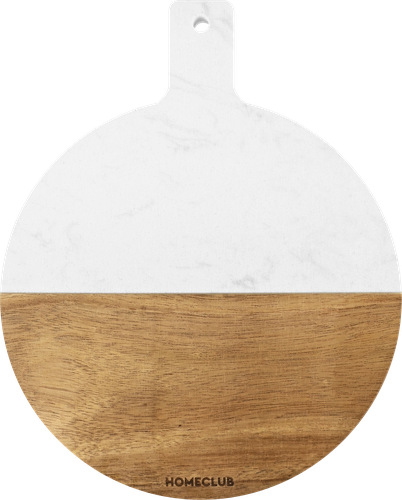 Доска разделочная HOMECLUB Marble мрамор, акация, 20x25x1,5см, Арт. DHCM1, детальное фото