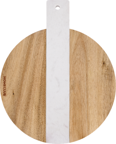 Доска разделочная HOMECLUB Wood мрамор, акация, 20x25x1,5см, Арт. DHCM2, картинка