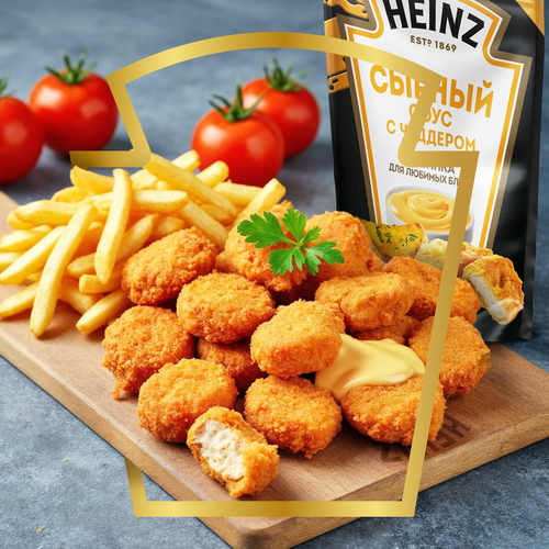 Соус HEINZ Сырный, с чеддером, 300г, изображение