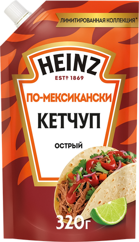Кетчуп HEINZ По-Мексикански, острый, 320г, вид