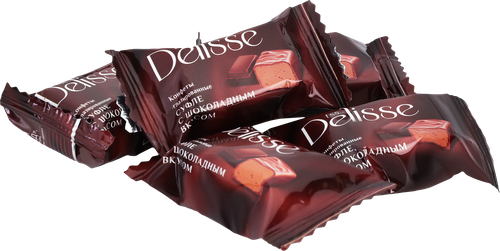 Конфеты DELISSE суфле со вкусом шоколада, весовые, фотография