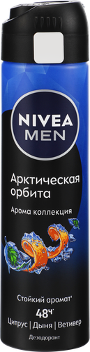 Дезодорант-спрей мужской NIVEA Men Арктическая орбита, 150мл, вид