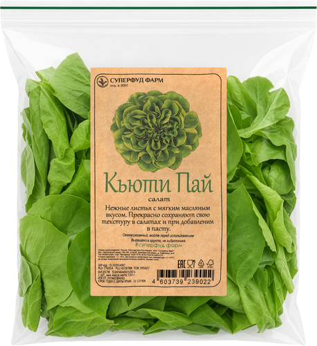 Салат листовой кочанный Кьюти Пай, 120г, детальное фото