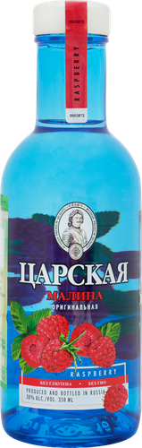 Настойка ЦАРСКАЯ Оригинальная Малина 38%, горькая, 0.35л, фотография