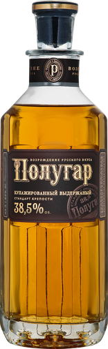Напиток спиртной ПОЛУГАР купажированный выдержанный 38,5%, 0.5л, изображение