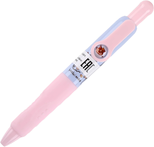 Ручка гелевая Кот, синий цвет, Арт. YML-115K, вид