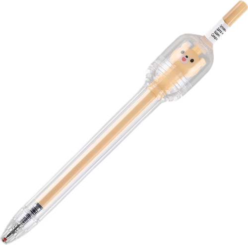 Ручка гелевая Медвежонок, синий цвет, Арт. YML-940A, вид