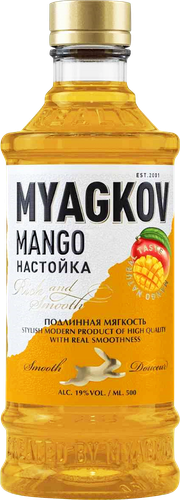 Настойка МЯГКОВ Манго 19%, сладкая, 0.5л
