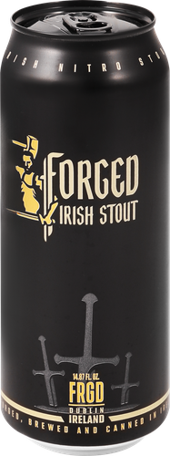 Пиво темное FORGED Айриш Стаут фильтрованное пастеризованное 4,2%, 0.44л, фото