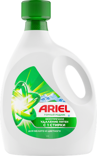 Гель для стирки ARIEL Горный родник, 4л, фото