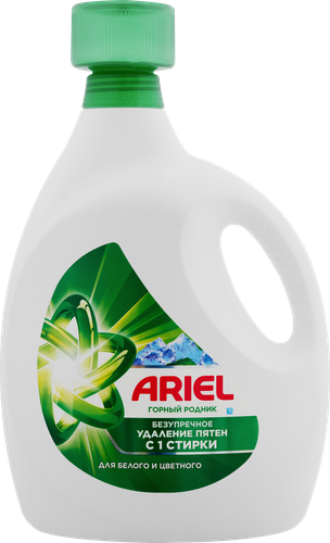 Гель для стирки ARIEL Горный родник, 4л, фото