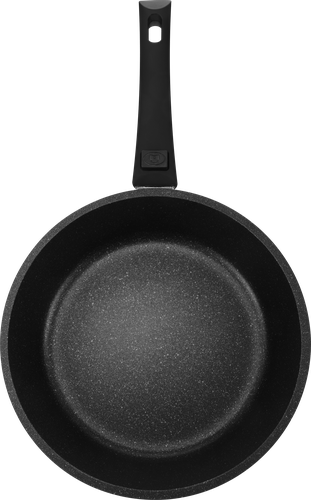 Сковорода PLATINUM CHOICE литая с антипригарным покрытием, 26см, индукция, Арт. PC_26_SR_Gloss, крупный план