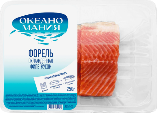 Форель радужная ОКЕАНОМАНИЯ филе-кусок, 250г, детальное фото