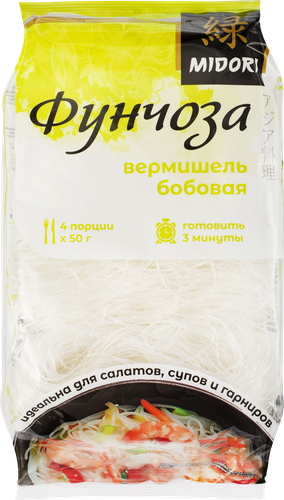 Вермишель MIDORI Фунчоза, 200г, крупный план
