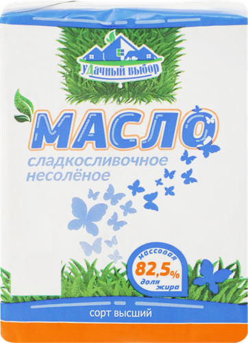 Масло сладкосливочное МСЗ КОБРИНСКИЙ несоленое 82,5%, без змж, 180г, вид