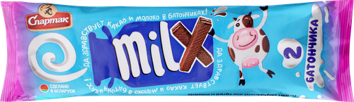 Батончик&nbsp;вафельный MILX, 35г, детальное фото