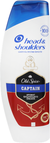 Шампунь для волос мужской HEAD&SHOULDERS Old Spice Captain, против перхоти, 360мл, вид
