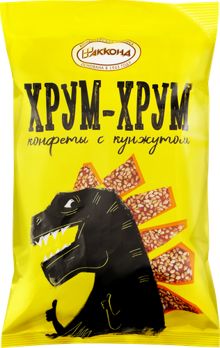 Конфеты АККОНД Хрум-хрум с кунжутом, 200г, детальное фото
