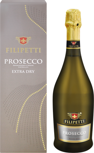 Вино игристое FILIPETTI Просекко Глера белое брют, п/у, 0.75л, вид
