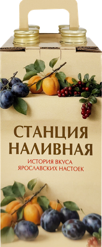 Набор сладких настоек СТАНЦИЯ НАЛИВНАЯ, 4х0,25л