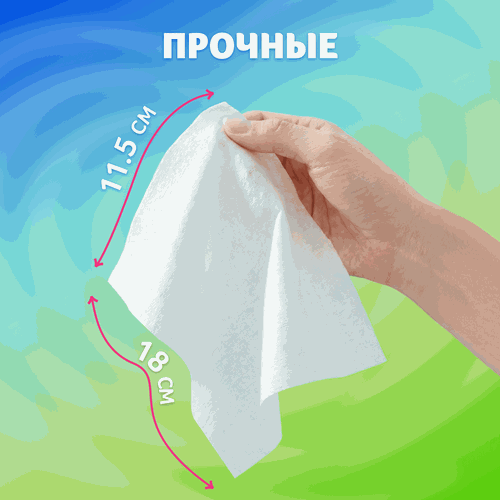 Бумага туалетная влажная ZEMMA Нежная ромашка, 40шт, изображение