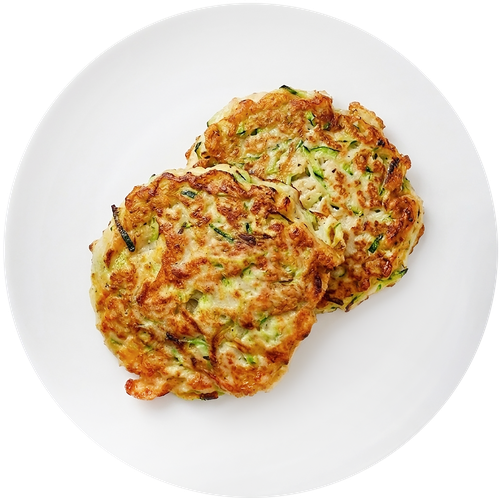 Оладьи куриные с кабачком РЕСТО ШИК, 130г, крупный план