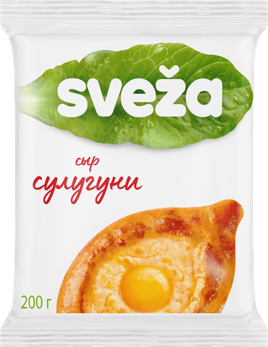 Сыр SVEZA Сулугуни 40%, без змж, 200г, изображение