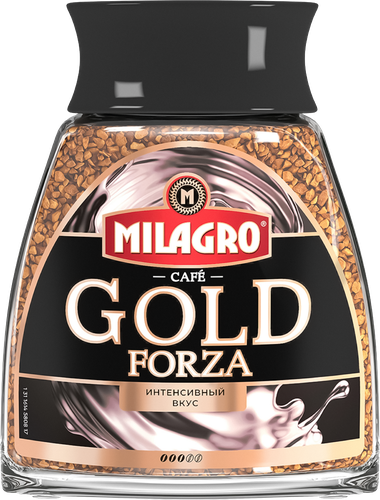 Кофе растворимый MILAGRO Gold Forza, 180г, детальное фото