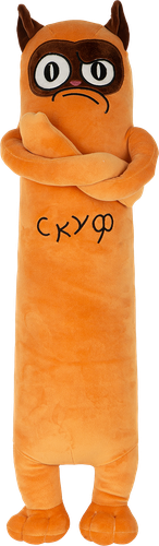 Игрушка мягкая BIGGA Кот с надписью, Арт. 7489/МЛ/70, детальное фото