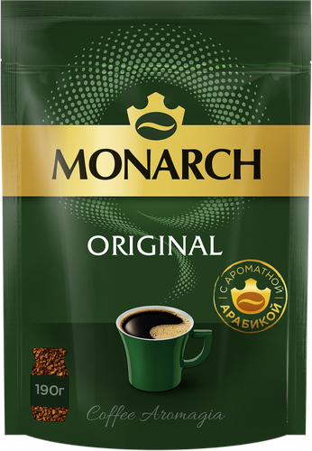Кофе растворимый MONARCH Ориджинал натуральный сублимированный, 190г, фото