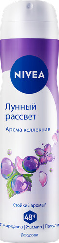 Дезодорант-спрей женский NIVEA Лунный рассвет, 150мл, детальное фото