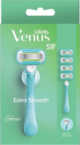 Бритва женская GILLETTE Venus ExtraSmooth с 4 кассетами + держатель, вид