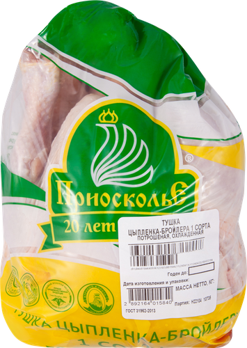 Тушка цыпленка-бройлера ПРИОСКОЛЬЕ, весовая, фото