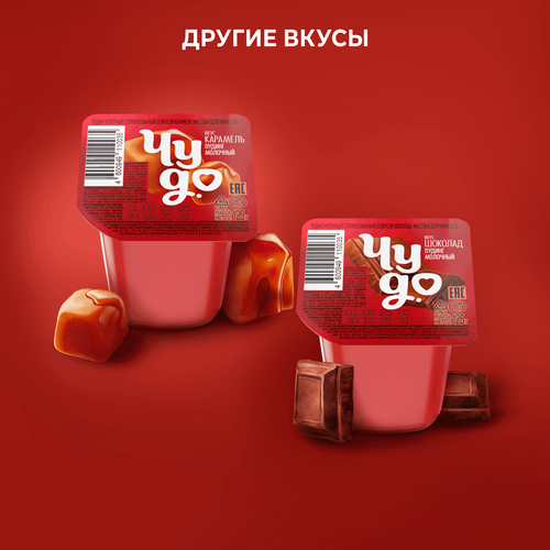 Пудинг молочный ЧУДО Ваниль 3%, без змж, 125г, фотография