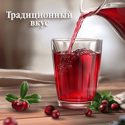 Морс ЧУДО-ЯГОДА Клюквенный, 0.97л, детальное фото