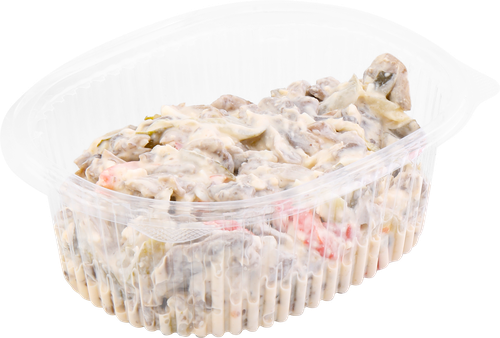 Салат Выборгский с говяжьим языком ЛЕНТА FRESH, весовой, изображение