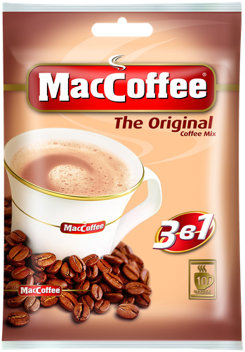 Напиток кофейный растворимый MACCOFFEE Original 3в1, 10пак, фотография