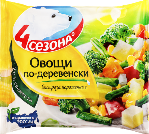 Смесь овощная 4 СЕЗОНА Овощи по-деревенски, 400г, фотография