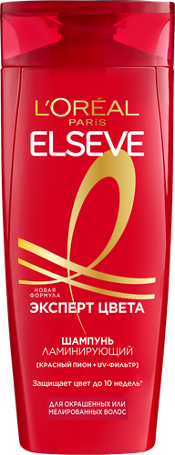 Шампунь для окрашенных или мелированных волос ELSEVE Эксперт Цвета, 250мл, изображение