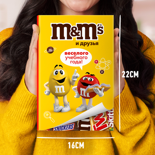 Набор подарочный M&M'S & FRIENDS Снова в школу, книга, 168г, крупный план