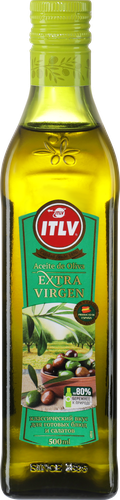Масло оливковое ITLV Extra Virgin, 500мл, крупный план