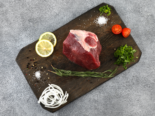 Тазобедренная часть говяжья бескостная ЛЕНТА FRESH, весовая, вид